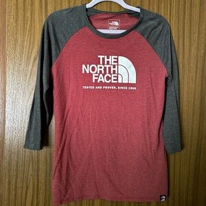 Quarter Sleeve North Face Shirt